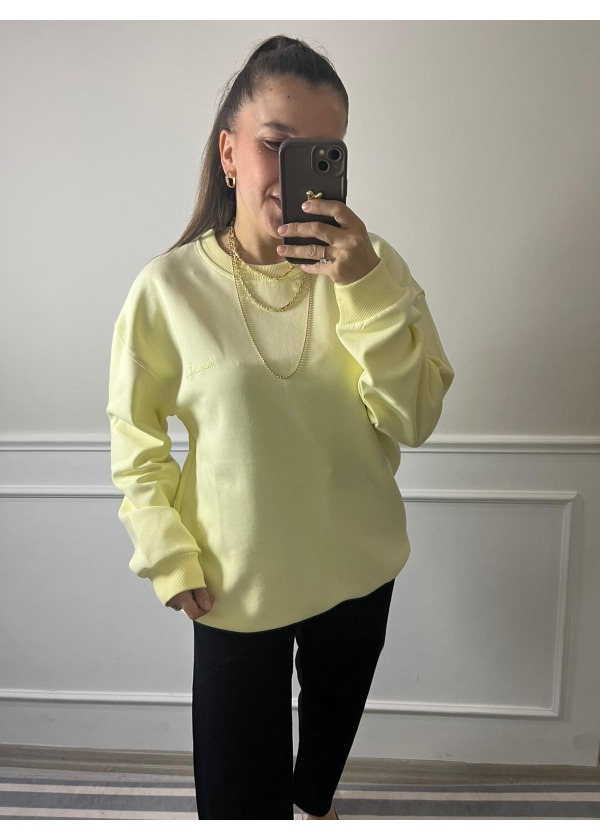 Sweat T-Shirt ( Sarı )
