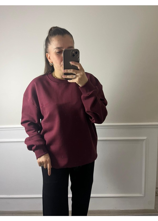 Sweat T-Shirt ( bordo )
