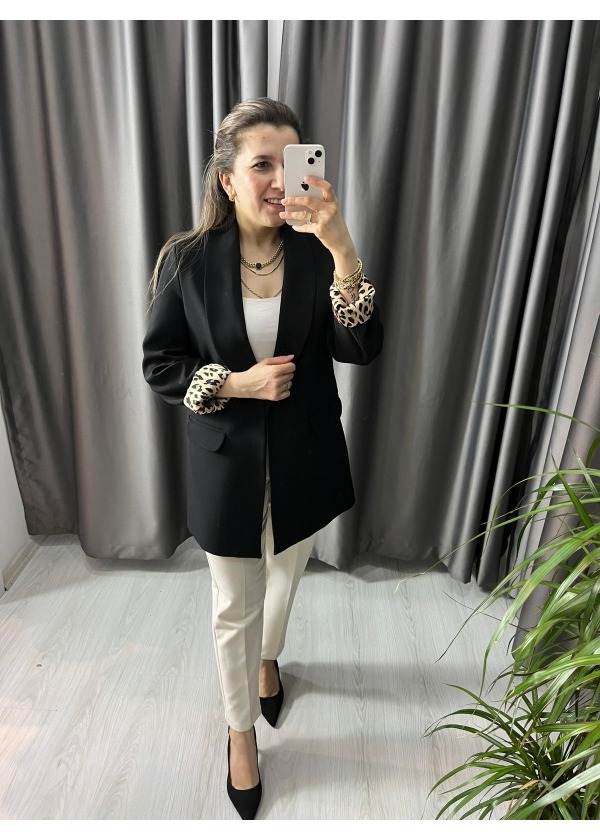 Blazer ceket siyah