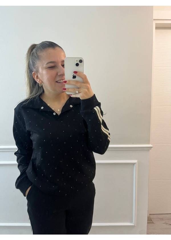 Taşlı Takım ( siyah )