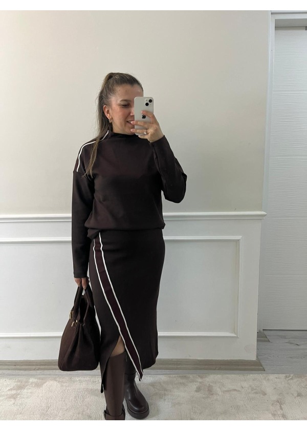 Etekli Takım ( Kahverengi )