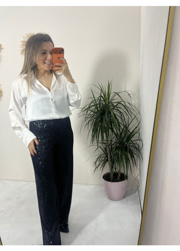 Saten Gömlek ( Beyaz )